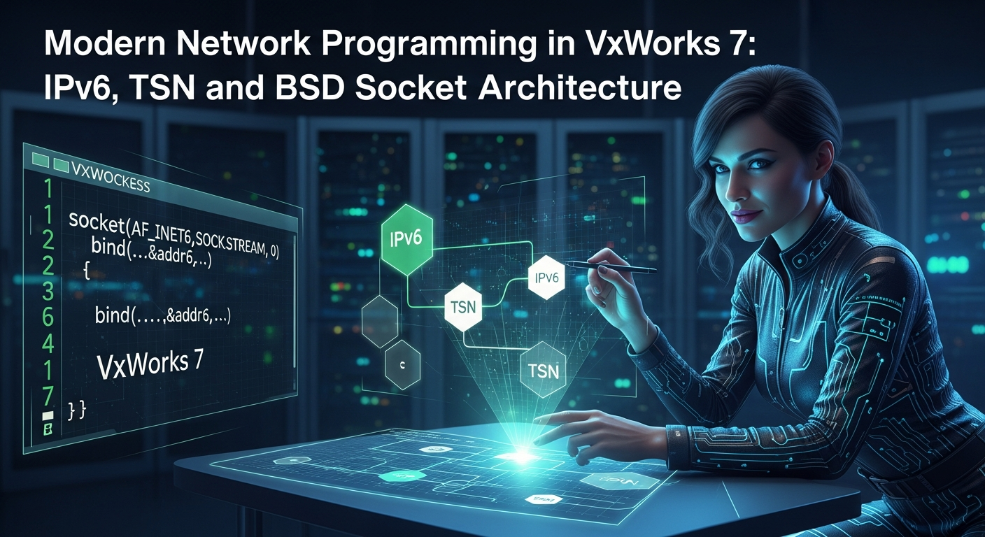 Digital Programming Network Modern Network Programming in VxWorks 7: IPv6, TSN, and BSD Socket ...