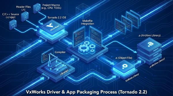 VxWorks Static Libraries: Packaging Drivers as .a and .o Files