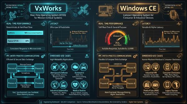 VxWorks vs. Windows CE: Real-Time Embedded OS Comparison